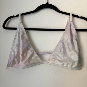 Minimale Animale The Mirage Bikini Top Size XL Holographic Rave Festival Beach